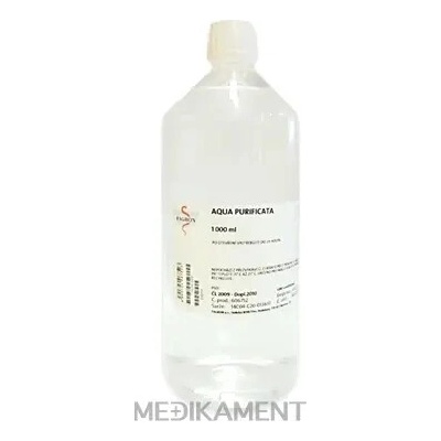Fagron Aqua purificata plastová liekovka 1 l