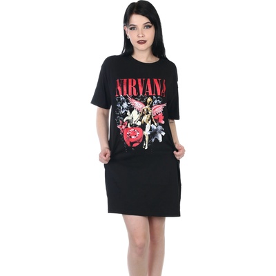 ROCK OFF дамска рокля Nirvana - In Utero - Vintage Collage - ROCK OFF - NIRVDRS88LB