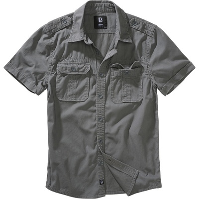 Brandit Vintage shirt shortsleeve charcoal grey