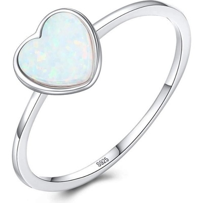 Silenti Jewelry Сребърен пръстен "Трепет" - Светъл , 6 - 52мм (16.6мм диам. )