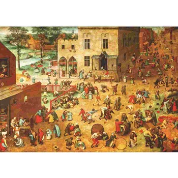 EUROGRAPHICS - Puzzle Brueghel: Children’s Games - 1 000 piese