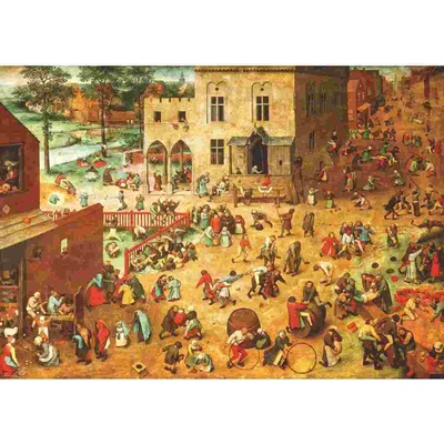 EUROGRAPHICS - Puzzle Brueghel: Children’s Games - 1 000 piese