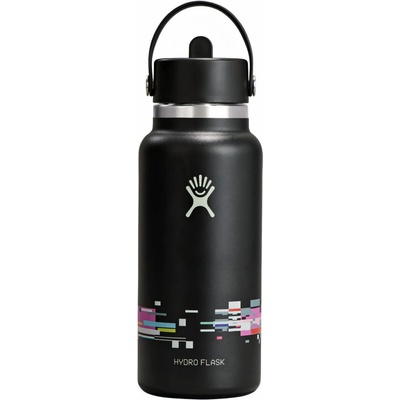 Hydro Flask Wide Flex Straw Cap termoska 946 ml glitch black