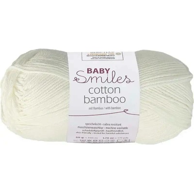 Schachenmayr Baby Smiles Cotton Bamboo 01002 Natural Pletací příze