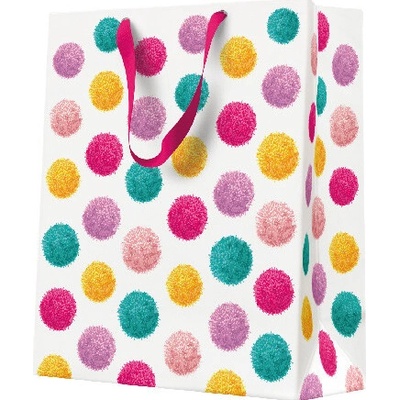 PAW 3 Dárková taška PAW COLORFUL POMPOMS 20x10x25