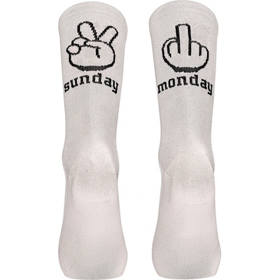 Northwave Мъжки чорапи за колоездене Northwave Sunday Monday Sock Cycling socks - White - размер 40-43 (EU) (201-4593-0213)
