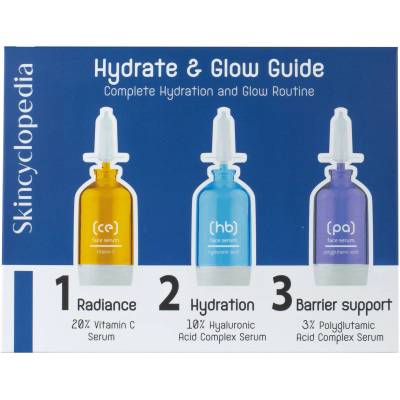 Skincyclopedia Комплект Hydrate & Glow Guide, 3 части