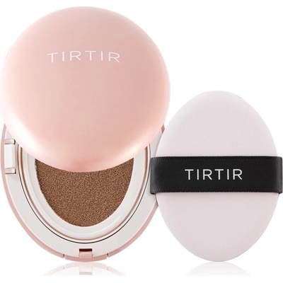 Tirtir Mask Fit Aura Cushion Mini matujúci make-up v hubke 43N Deep Cocoa 4,5 g