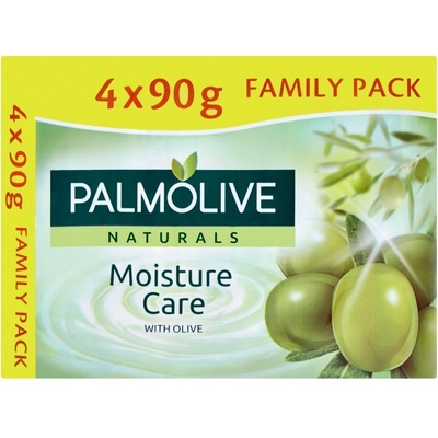 Palmolive Naturals Moisture Care toaletní mýdlo Olive 4 x 90 g – Zboží Dáma
