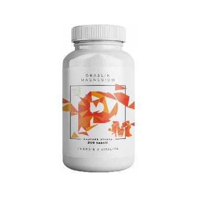 BrainMax Draslík Magnesium, Draslík citrát + Hořčík malát, 200 rostlinných kapslí