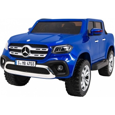 Mamido elektrické autíčko Mercedes Benz X Class 4x4 LCD lakované modrá