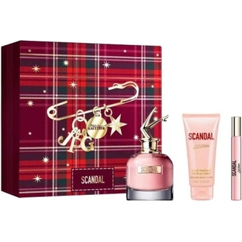 Jean Paul Gaultier Scandal Подаръчен комплект за жени Размер EDP 80 ml + EDP 10 ml + 75 ml лосион за тяло