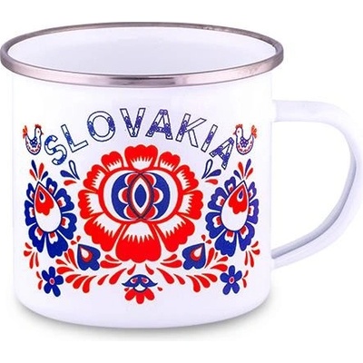 Valach Plechový hrnček Slovakia kvet 1 300 ml