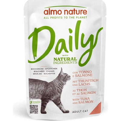 Almo Nature Daily Menu Tuniak a losos 12 x 70 g