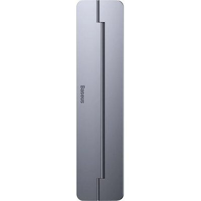 Baseus Self-adhesive aluminum holder for MacBook ultra, dark gray (6953156217539)