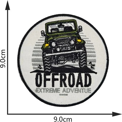 WARAGOD Vyšívaná nášivka Off Road Extreme Adventure