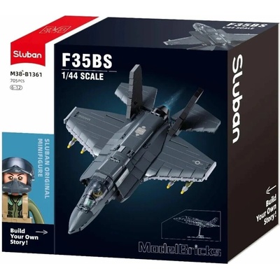 Sluban B1361 Stíhacie lietadlo F-35BS v mierke 1:44