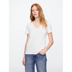 GAP Тениска с къс ръкав GAP GAP | Byal | ЖЕНИ | XS