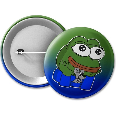 MemeMerch placka Cute Pepe