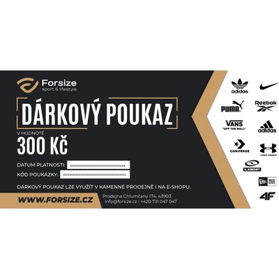 Dárkový poukaz 300 300
