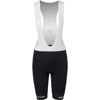 AGU krátké s laclem Replica Visma Lease a Bike W 2024 černá/bílá