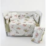 Dizain Бебешки спален комплект Бамби със зелено Ластик Цип Comfort Line
