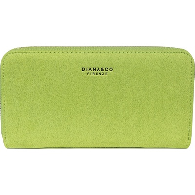Diana & Co Diana & Co dámska semišová peňaženka Diana&Co 3390 2 limetkovo žltá 9001660