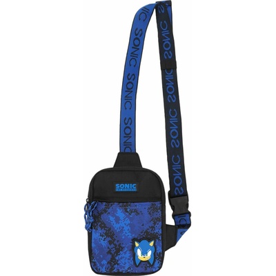 Bioworld Taška crossbody modrá Sonic