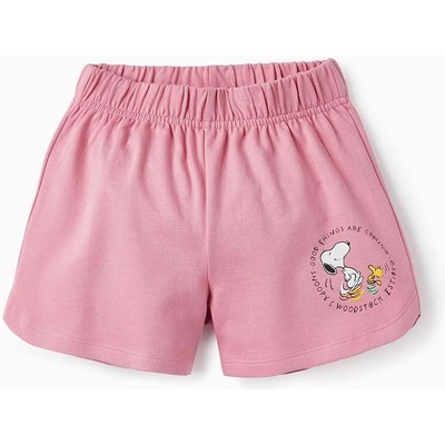 Zippy Детски памучен къс панталон zippy в лилаво с принт (3105992301)