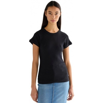 Wrangler Capped Rib Shirt Black