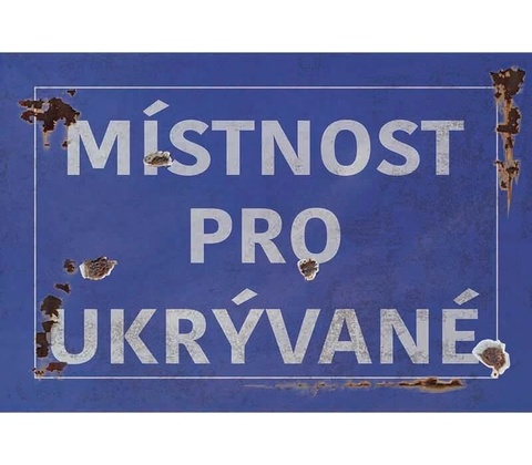 Ceduľa Místnost Pro Ukrývané