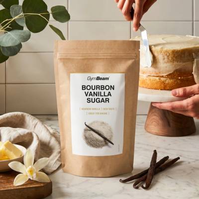 GymBeam Bourbon vanilkový cukor 250 g