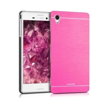 Image 1 of kwmobile Алуминиев калъф за Sony Xperia M4 Aqua - розов