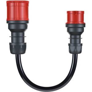 go-e Charger АДАПТЕР ЗА ЗАРЕЖДАНЕ ТРИФАЗЕН 16А ЩЕПСЕЛ ЧЕРВЕН КЪМ ТРИФАЗЕН 32А КОНТАКТ ЧЕРВЕН (go-e-cee5-16)