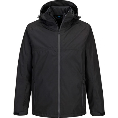 Portwest Portwe professional s624 / 3в1 Дъждобран - Черен xxxl (s624bkrxxxl)