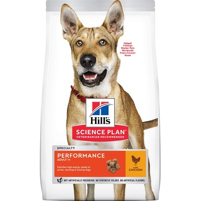 Hill’s Science Plan Adult Performance Medium Kuracie 14 kg