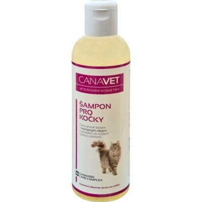 Canavet šampón pre mačky s antipar.prísadou Cannabis 250 ml