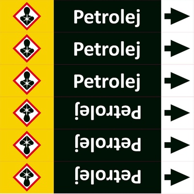Nadrzenapalivo.cz Značení potrubí ISO 20560, petrolej PZAL 008162