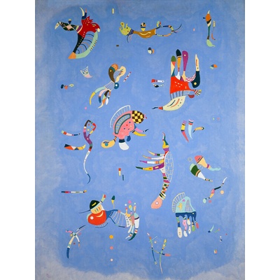 Plagát, Obraz - Sky Blue (1940), Wassily Kandinsky, 30 × 40 cm