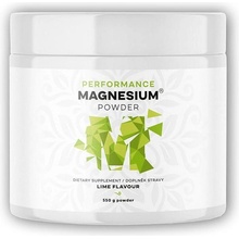 BrainMax Performance Magnesium Powder hořčík bisglycinát v prášku Limetka 550 g