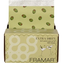 FRAMAR Extra Dirty alu-fólia so špeciálnym povrchom 500 listov šírka 13 cm x dĺžka 28 cm