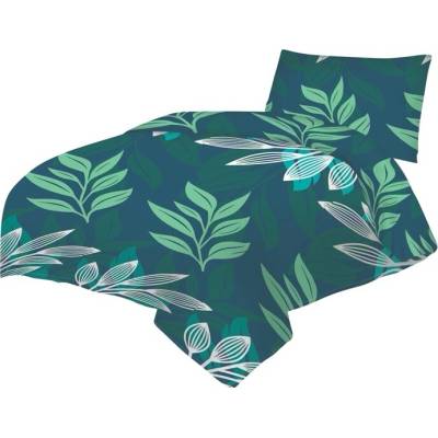 Sconto obliečky LEONA zelená 70x90 140x200