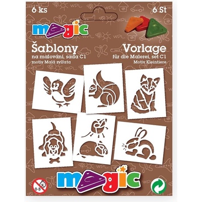 Primo Magic Papírové šablony sada C1 Malá zvířata