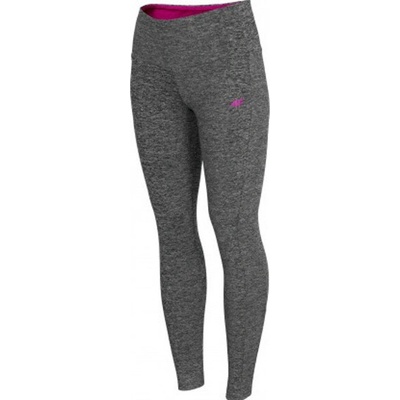 4F Dámske funkčné legíny H4Z19-SPDF002 Black Melange