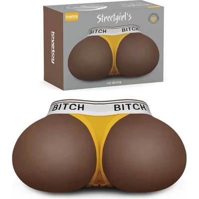 Реалистично дупе с бельо, улично момиче - Streetgirl's Black 12 (LVTOY00655)