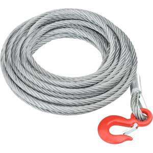 vidaXL Стоманено въже за тирфор 3200 кг 20 м (146676)