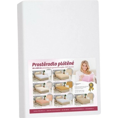 Bellatex Prostěradlo plátěné Bílé 160x200