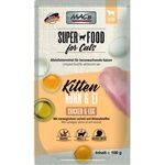 MAC's Mac’s Cat Kitten GRAIN FREE, пауч за подрастващи котки, БЕЗ ЗЪРНО, с пилешко и яйца, 100 гр - Германия - 847VE