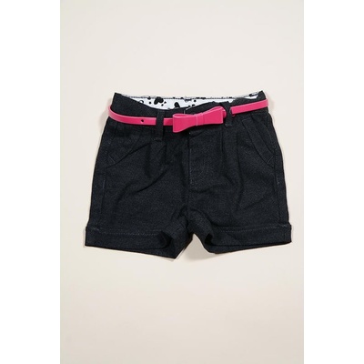 kraťasy dívčí s páskem Sobe KKCSRT černá