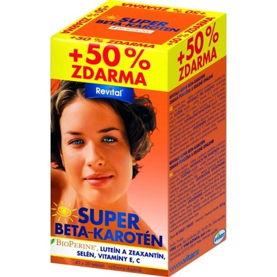 Revital Super Beta-Karoten BioPerine 60 tabliet